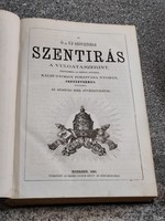 Biblia. Az Ó- szövetségi Szentírás a Vulgata szerint..1865. Eger.
