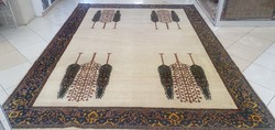 3313 Iráni Loribaft kézi csomó gyapjú perzsa szőnyeg 250X345CM INGYEN FUTÁR