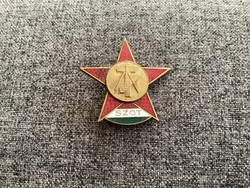 Enameled medal of the National Council of Trade Unions.