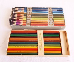Retro supercolor colored pencils in a box of 24 pcs
