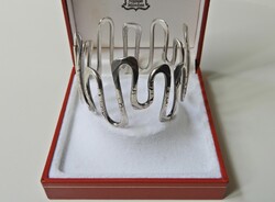Old American christian schmidt (1926-1974) modernist silver bracelet﻿