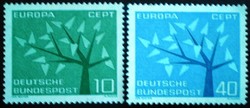 N383-4 / Germany 1962 europa cept set of stamps postal clear