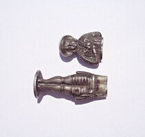 Silver Biedermeier pin holder