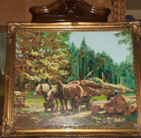 Horse carriage with blondel 59x69