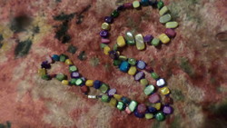 70 cm, very colorful, cheerful, summer necklace made of shell pearls.