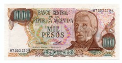 1,000 Argentine pesos