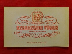 Old - Budafok - Szekszárd red wine 0.7 l drink label collector's condition according to the pictures