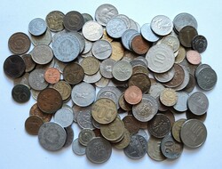 Mixed foreign coins 125 pcs
