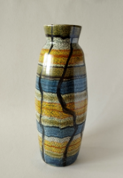 Kerezsi Gyöngyi retro kerámia váza, iparművészeti alkotás.