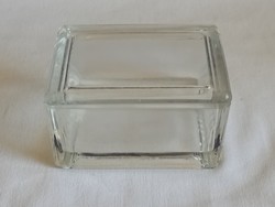Butter dish 9x7x5cm glass