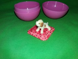Retro quality lily surprise egg with dog figure according to the pictures