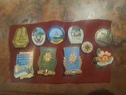 Tourist badge collection 1958-59