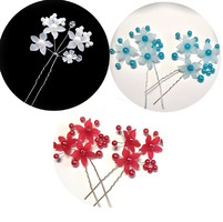 Jewelry-hair accessories, hair clips: wedding, bridal, casual hair accessories es-h-tű13 3pcs/pack more colors