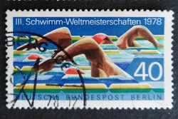 BB571p / Németország - Berlin 1978 Úszó VB bélyeg pecsételt