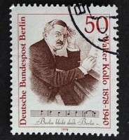 BB561p / Németország - Berlin 1978 Walter Kollo bélyeg pecsételt
