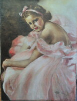 Pál Fried (1893 - 1976): ballerina portrait