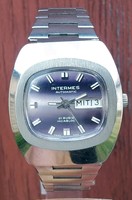 Extremely rare Intermes automatic men's watch from the 70s