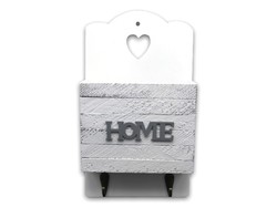 Wooden letter holder with the inscription home (71776)