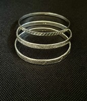 Silver bracelet 3 pcs
