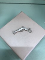 Small silver rifle pendant