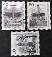 BB634-6p / Németország - Berlin 1980 Berlini látképek bélyegsor pecsételt