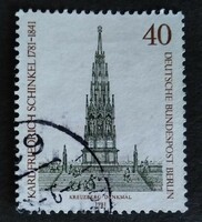 BB640p / Németország - Berlin 1981 Karácsony bélyeg pecsételt