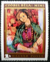 S2978 / 1974 czóbel béla : mimi stamp postmaster