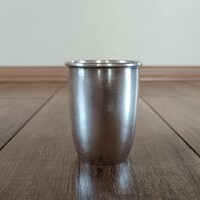Old silver baptismal glass
