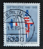 BB842p / Németország - Berlin 1989  Berlini légihíd évfordulója bélyeg pecsételt