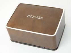Vintage hermes equipage in mini soap box