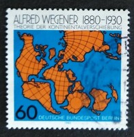 BB616p / Németország - Berlin 1980 Alfred Wegener meteorológus bélyeg pecsételt
