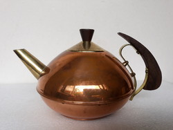 Beautiful art deco copper pot, teapot