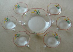 Antique compote and salad set
