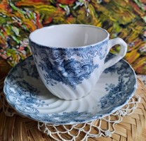 B&s - bishop and stonier ashley English porcelain earthenware coffee cup with bottom, xx.Sd - flawless