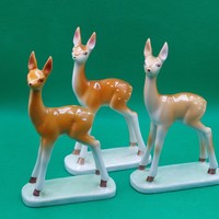Béla Balogh hólloháza bambi deer figurines