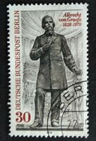 BB569p / Németország - Berlin 1978 Albrecht von Graefe bélyeg pecsételt