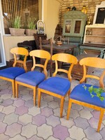 4 old Biedermeier chairs