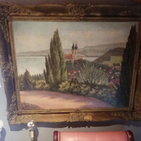 Old painting tihany
