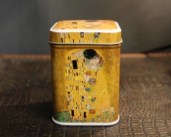 Small metal box with Klimt painting (34889)