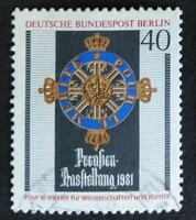 BB648p / Németország - Berlin 1981 Művészeti kiállítás bélyeg pecsételt