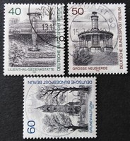 BB634-6p / Németország - Berlin 1980 Berlini látképek bélyegsor pecsételt