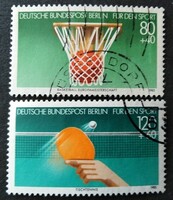 BB732-3p / Németország - Berlin 1985 Sportsegély bélyegsor pecsételt
