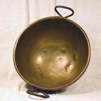 Copper foam cauldron 18 cm in diameter