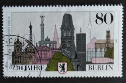 BB776p / Németország - Berlin 1987 A 750 éves Berlin bélyeg pecsételt