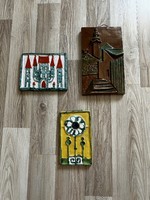 Wall ceramics 3. Pcs for sale together!