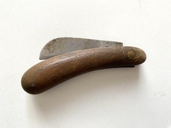Antique czechoslovakia steel blade wooden knife knife folk object
