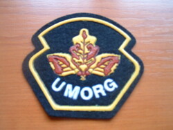 Umorg Ukrainian military (some kind of naval guard) brown arm mark # + zs