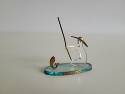 Retro old Balaton souvenir plastic plexiglass fishing souvenir ornament
