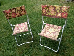 Retro camping, camping children's chair for sale in pairs