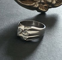 25. évfordulós jubileumi ezüst gyűrű.